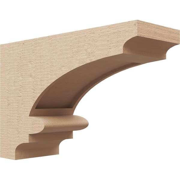 Ekena Millwork 5"W x 15"D x 10"H Classic Diane Rough Cedar Woodgrain TimberThane Corbel, Primed Tan CORUR05X15X10DIARCPR - main
